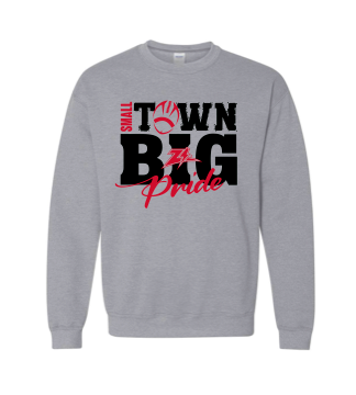 Grey Small Town Big Pride Sweatshirt