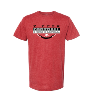 Red Zizzer Football Short Sleeve