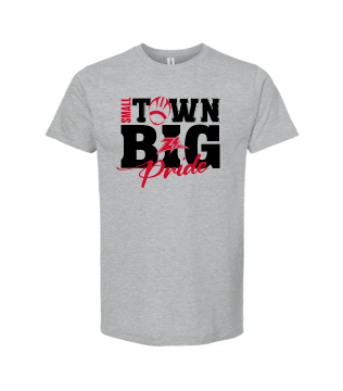 Grey Small Town Big Pride Short Sleeve
